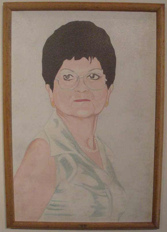 Mónica Restrepo — Victoria Garnica de Bromet, Decana Facultad Artes Visuales 1992-2005; por Wilson Díaz (2006)